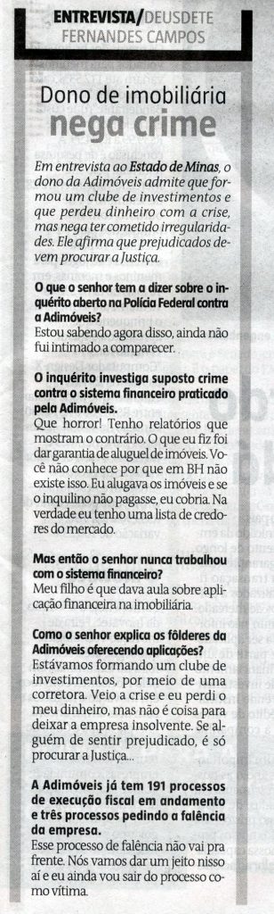 entrevista deusdeth